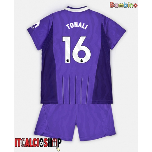 Tottenham Hotspur Sandro Tonali #16 Terza Maglia Bambino 2026-27 Manica Corta (+ Pantaloni corti)